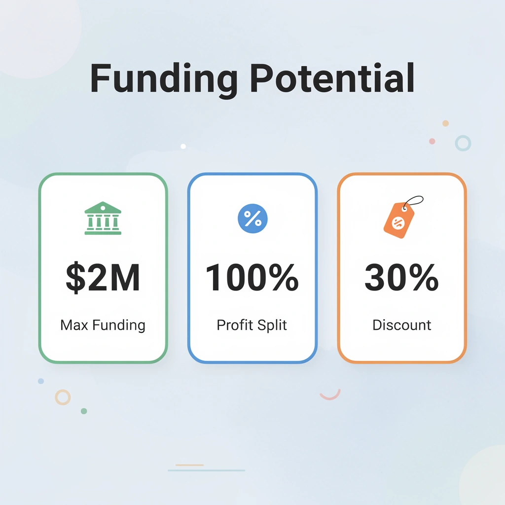 Statistics showing funding potential and benefits