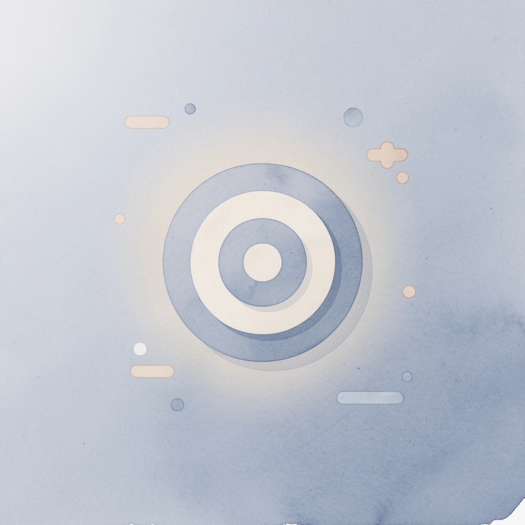 Target icon representing paper trading practice