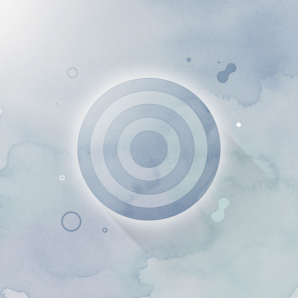 Target icon representing practice and skill development