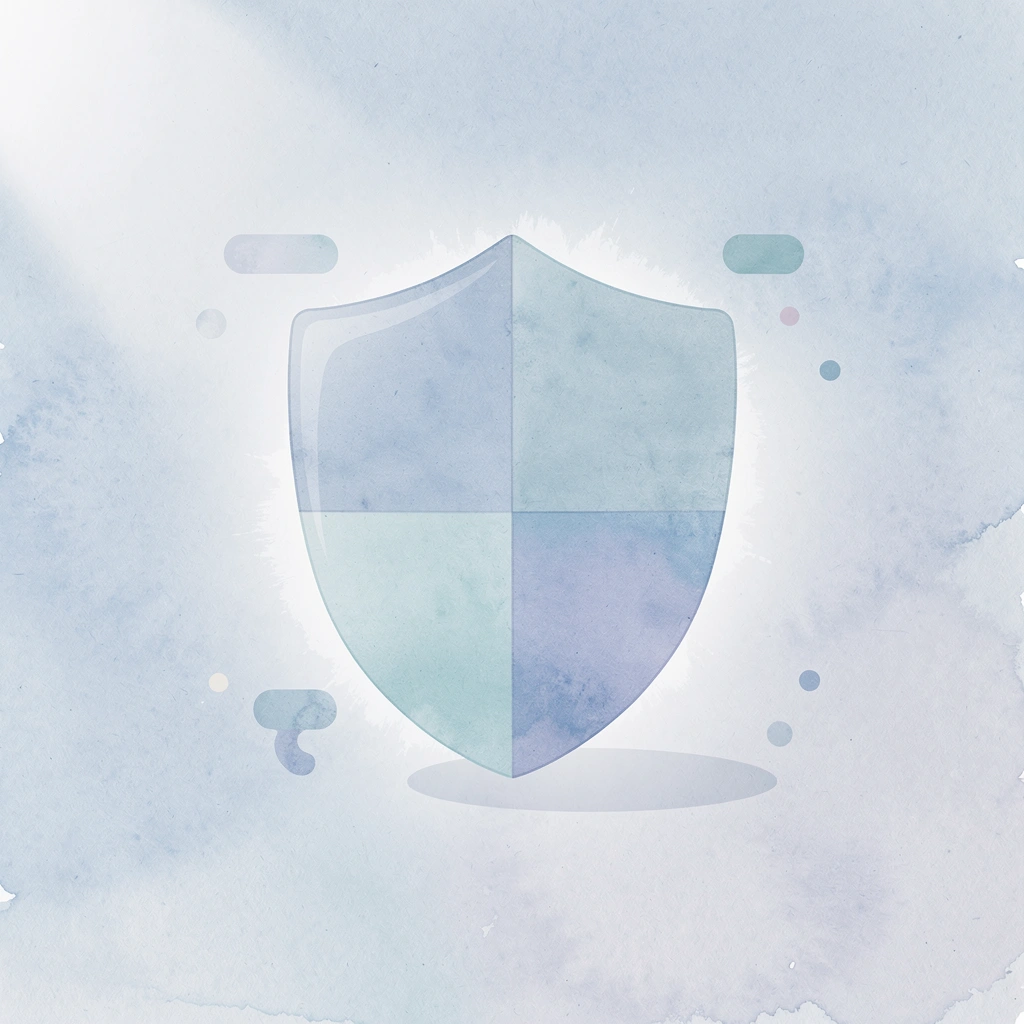 Shield icon representing a risk-free trading environment