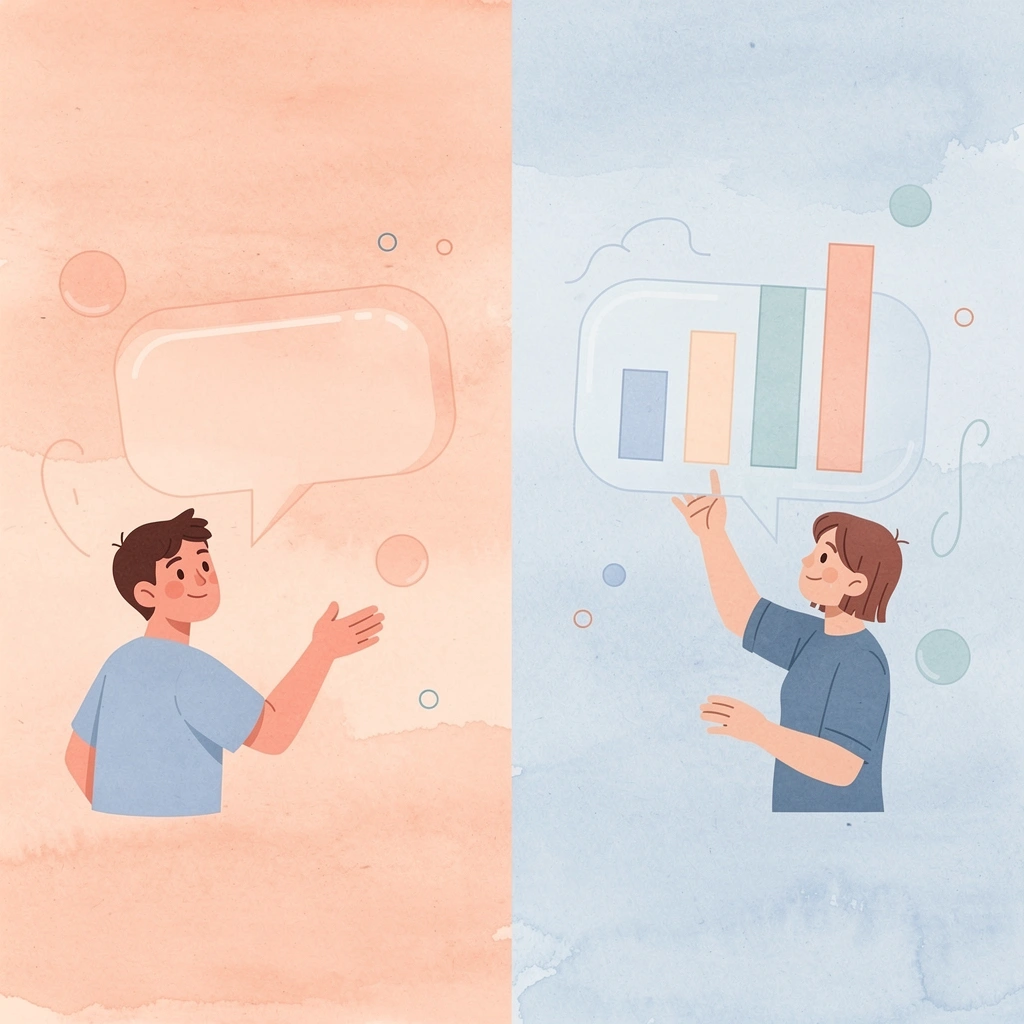 Split scene showing calm paper trading versus stressed live trading