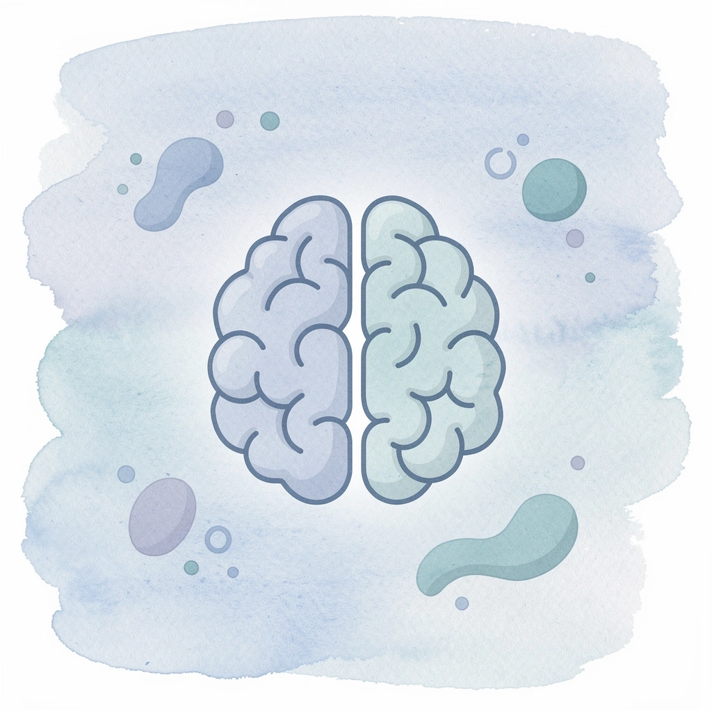 Brain icon representing trading psychology