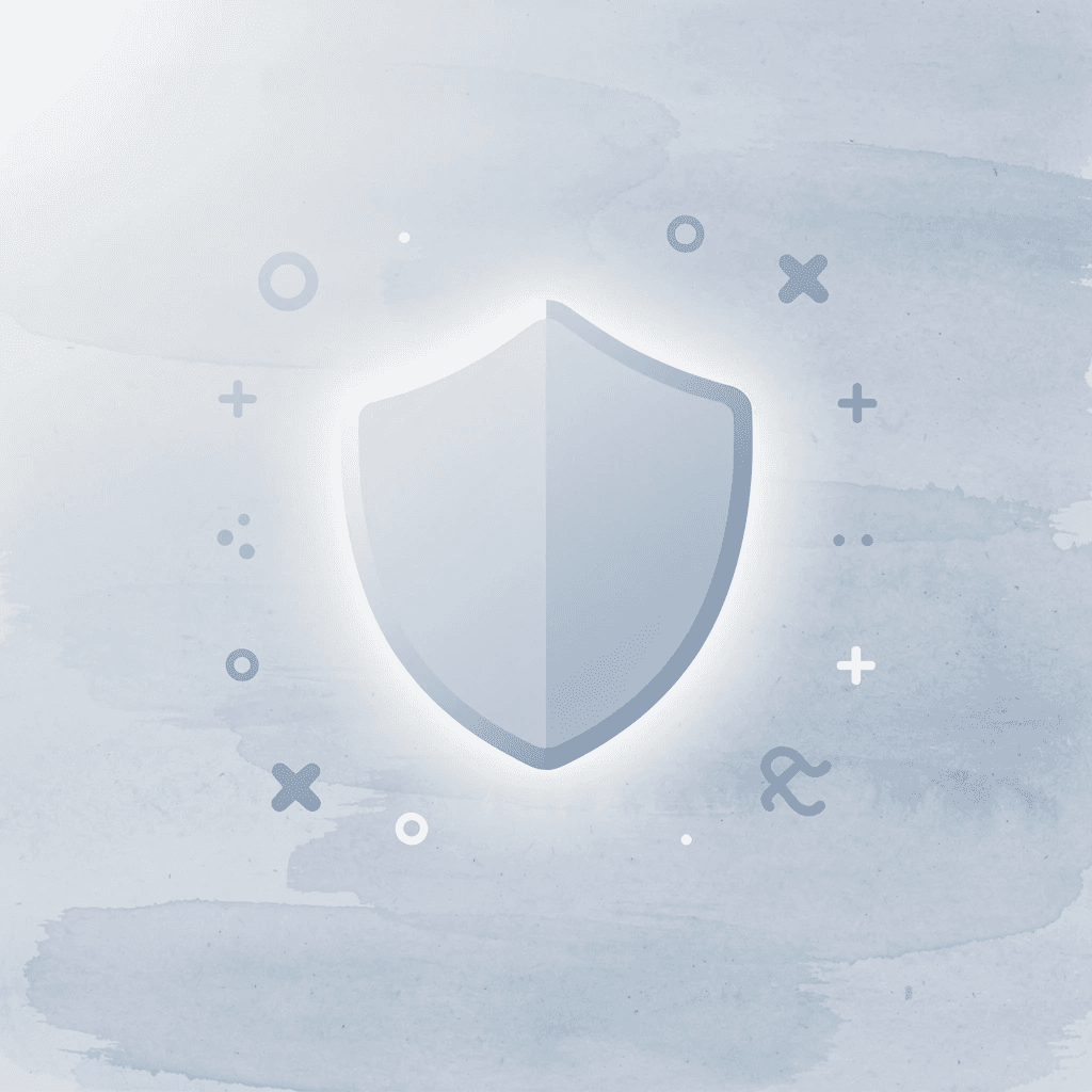 Shield icon representing protection from financial risk in paper trading
