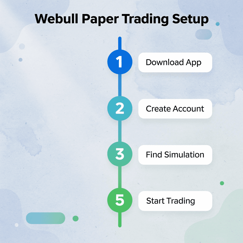 Step-by-step guide to setting up paper trading on Webull