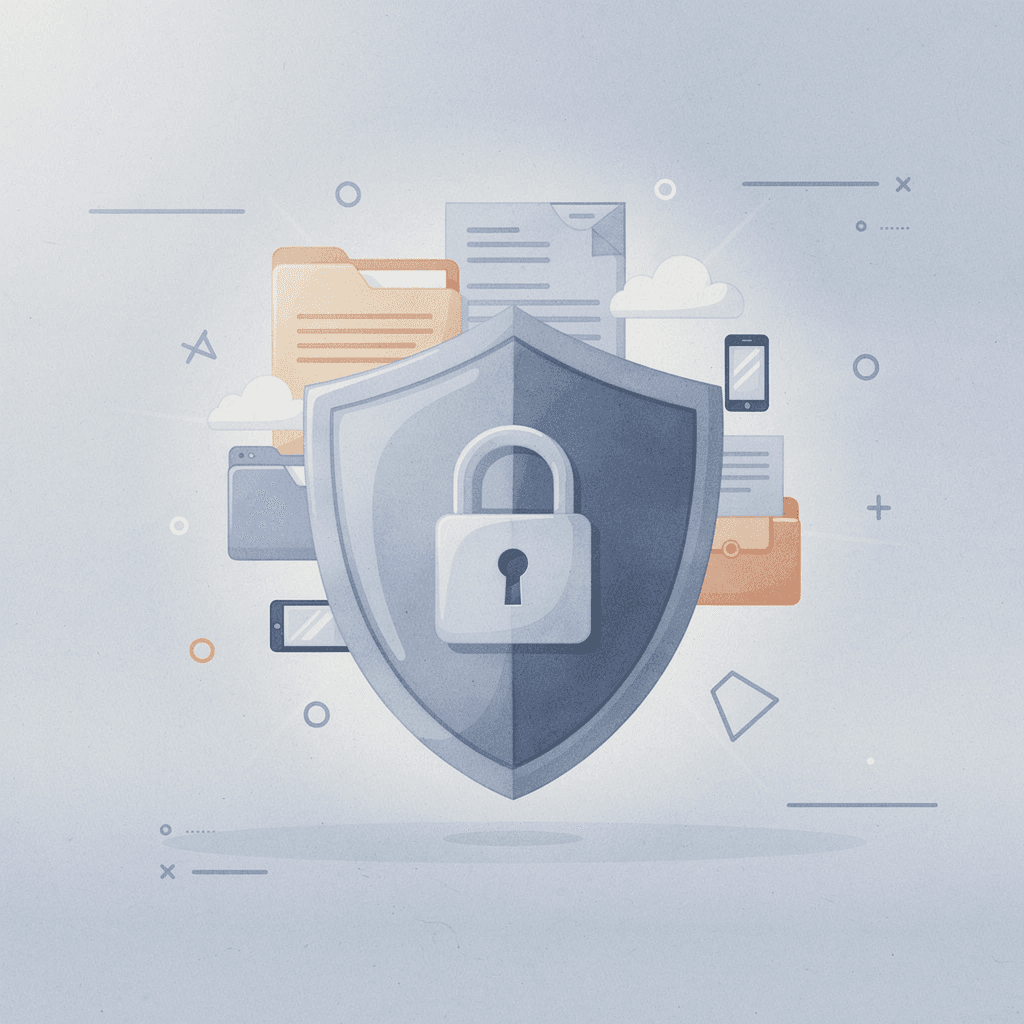 Shield protecting money from trading risks