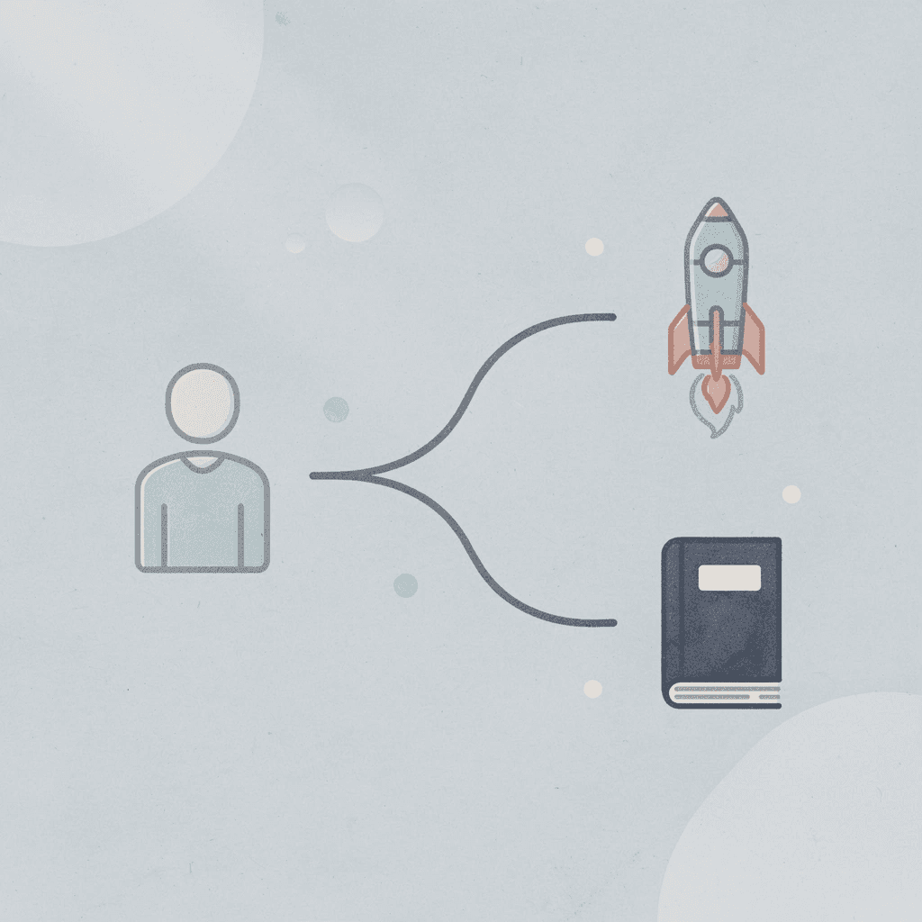Icon showing transition from simulator to real trading opportunity