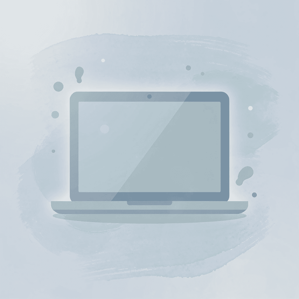 Laptop icon representing simulated trading platform