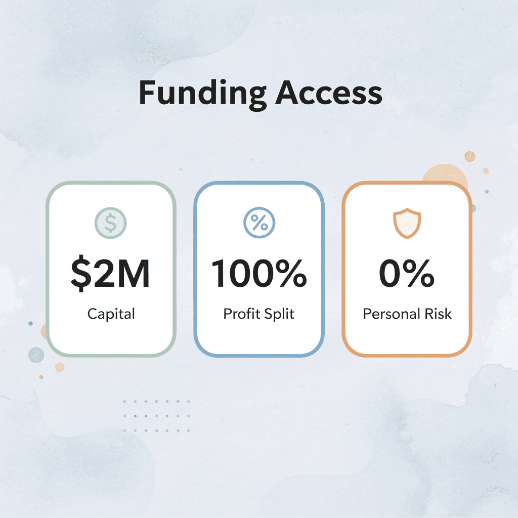 Metrics showing funding access benefits