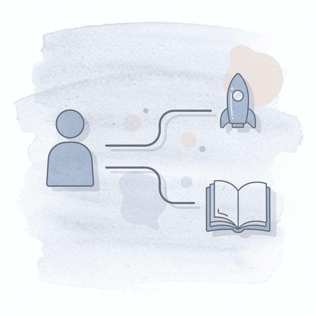 Path splitting between limited growth and funded opportunities