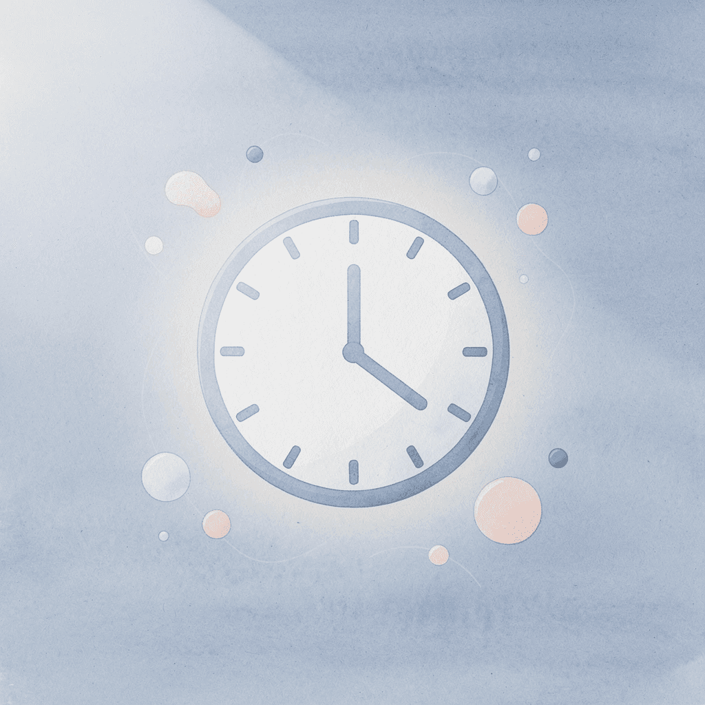 Clock icon representing time investment for forex learning