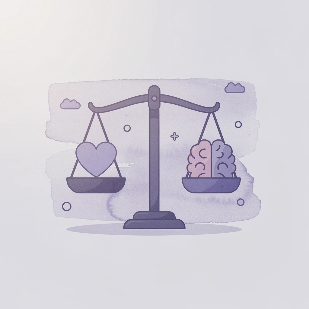 Balance scale comparing fake money versus real money in trading
