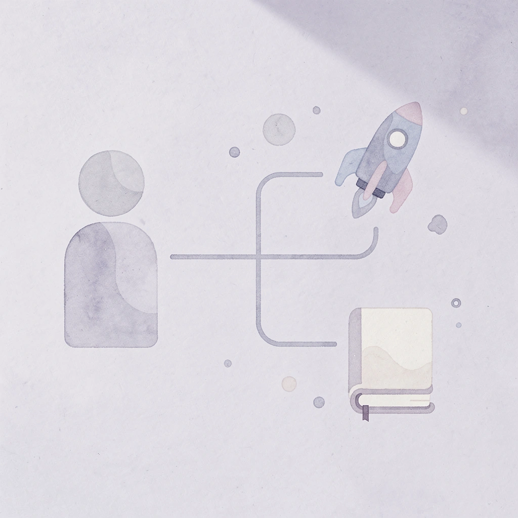Icon showing transition from paper trading to live trading