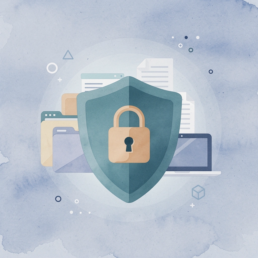 Shield protecting investments from emotional trading decisions