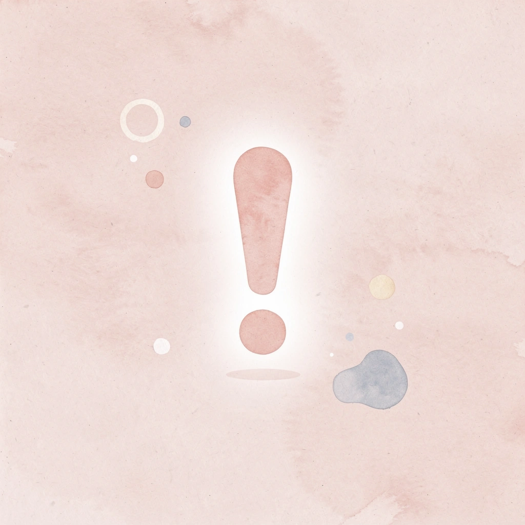 Warning exclamation mark representing trading dangers