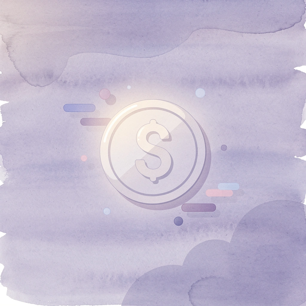 Coin icon representing cryptocurrency trading