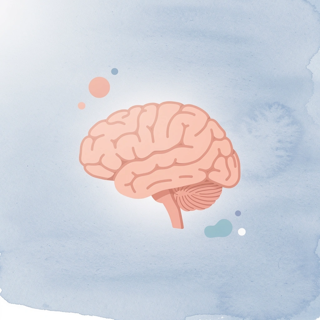 Brain icon representing emotions taking control in trading