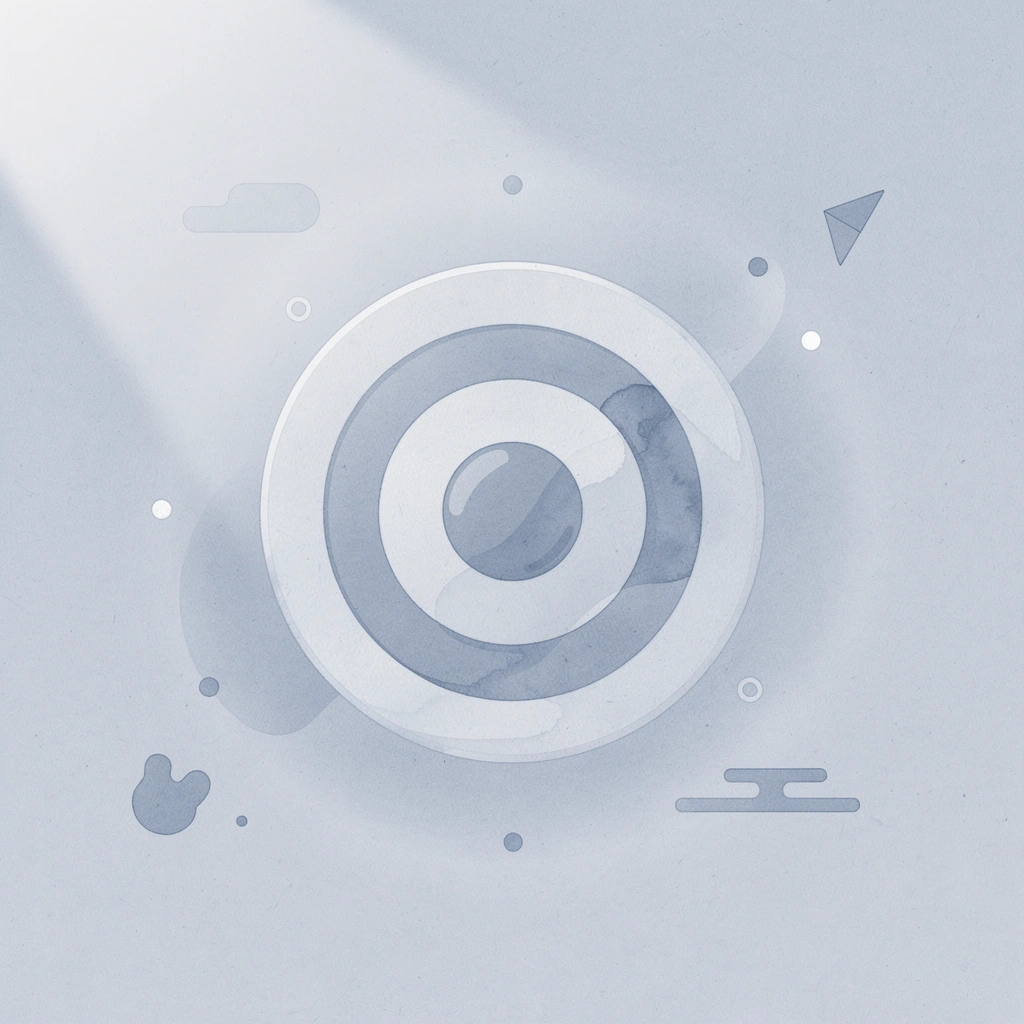 Target icon representing disciplined trading precision