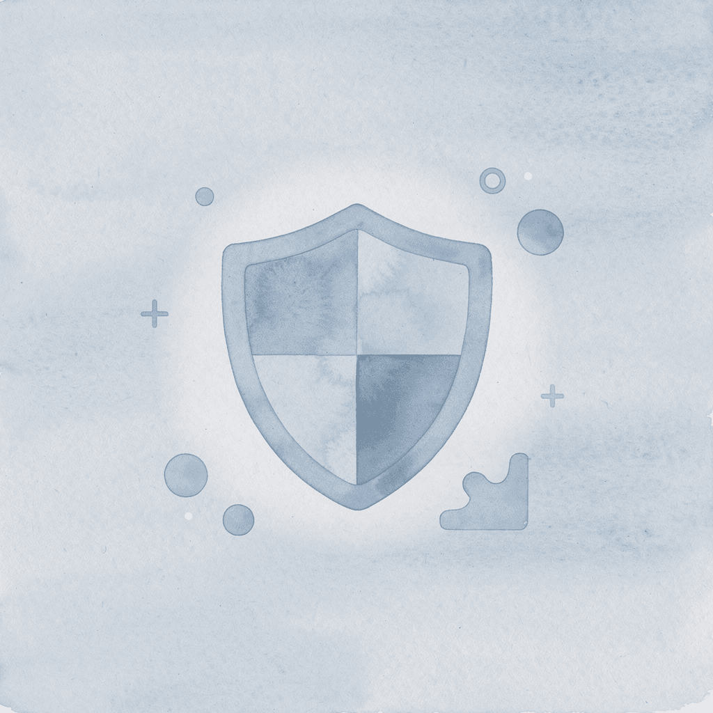 Shield icon representing risk management protection in day trading