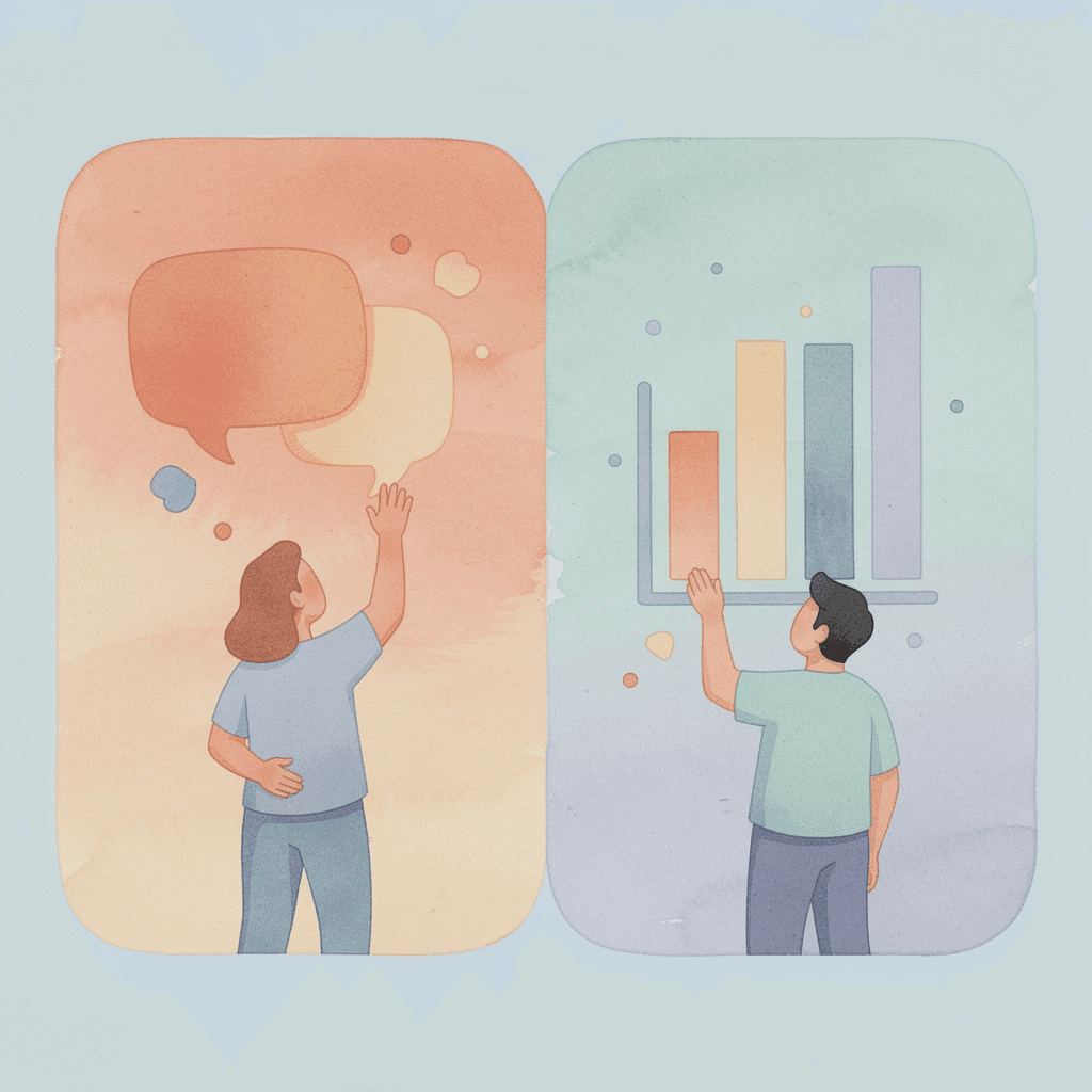 Scene showing the contrast between knowing risk management and actually applying it under real trading pressure