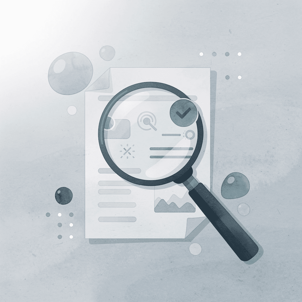 Scene of a magnifying glass examining a crypto chart in detail