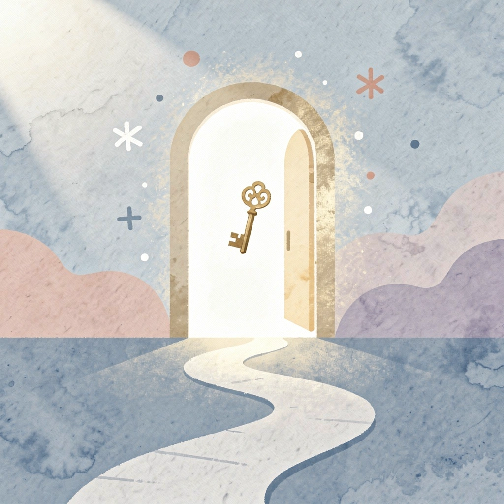 Gateway scene representing how free trading apps open the door to investing
