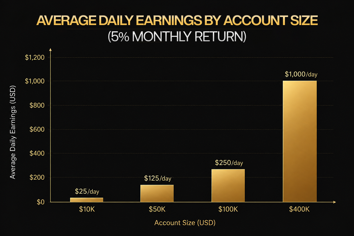 How Much Do Forex Traders Make a Day, on Average?