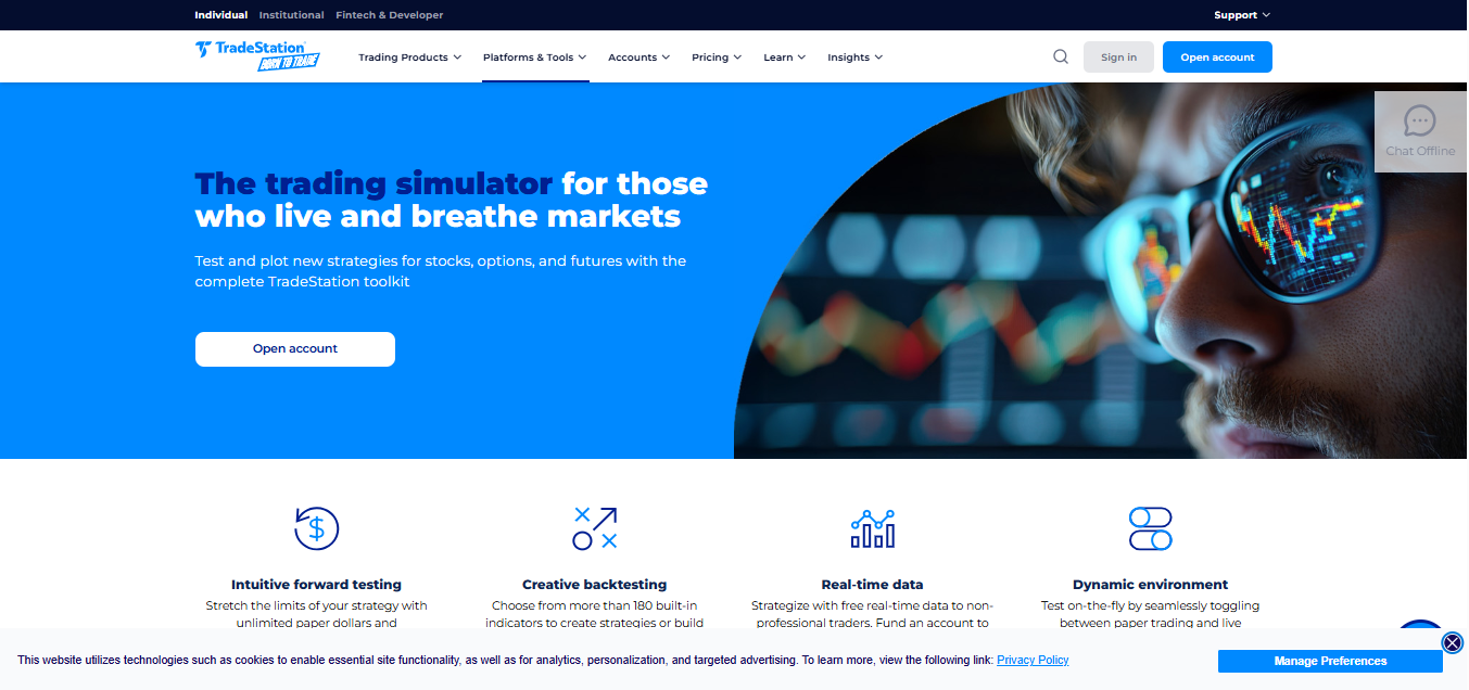 9. TradeStation Simulator