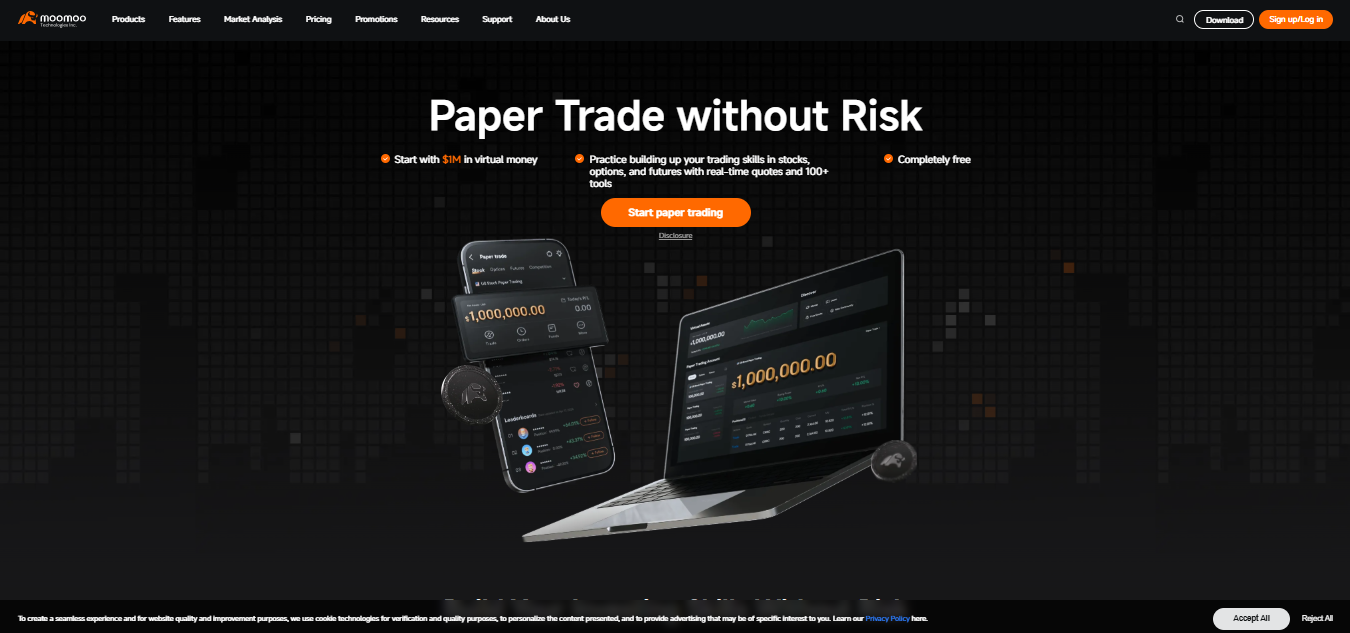 8. Moomoo Paper Trading