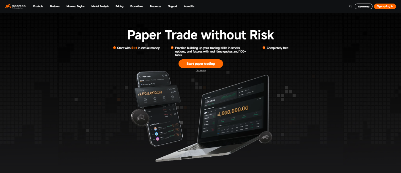 5. Moomoo Paper Trading