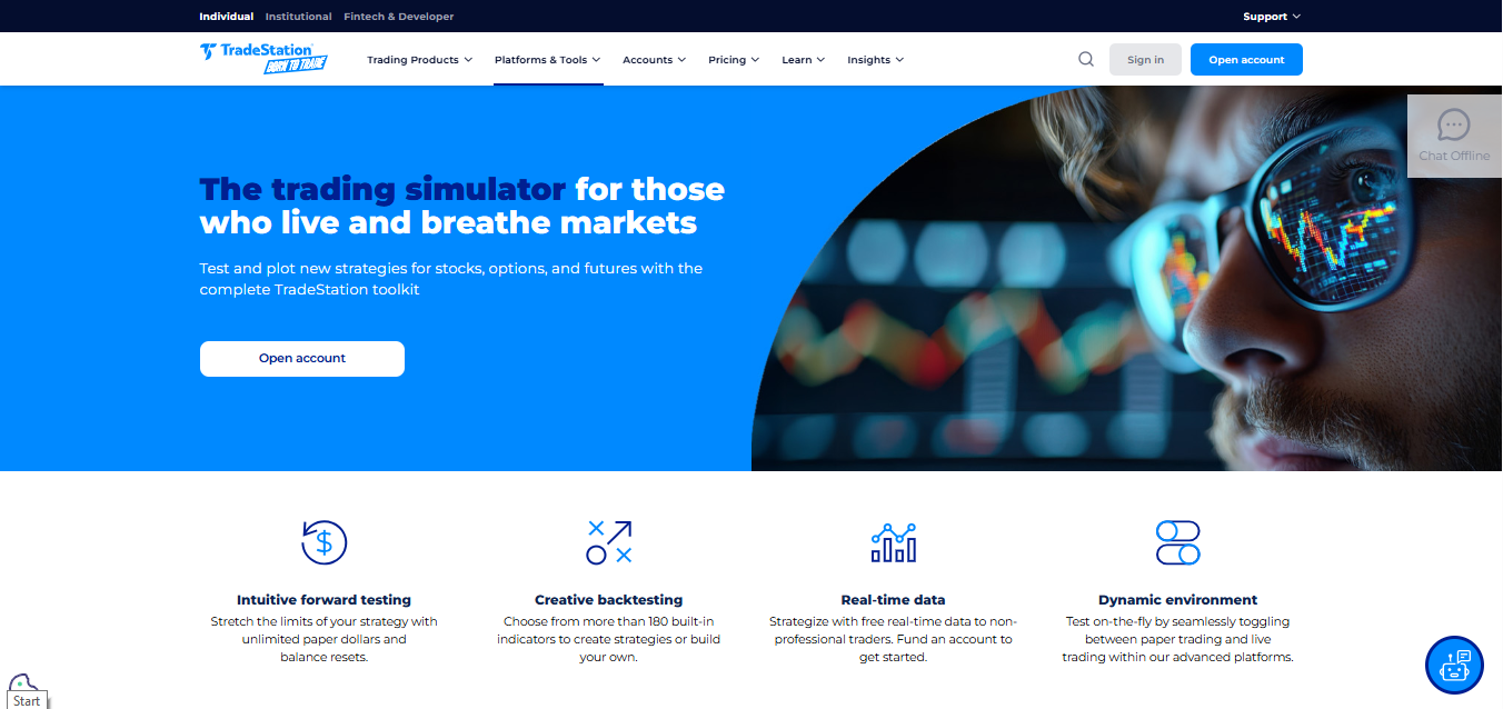 8. TradeStation Simulated Trading