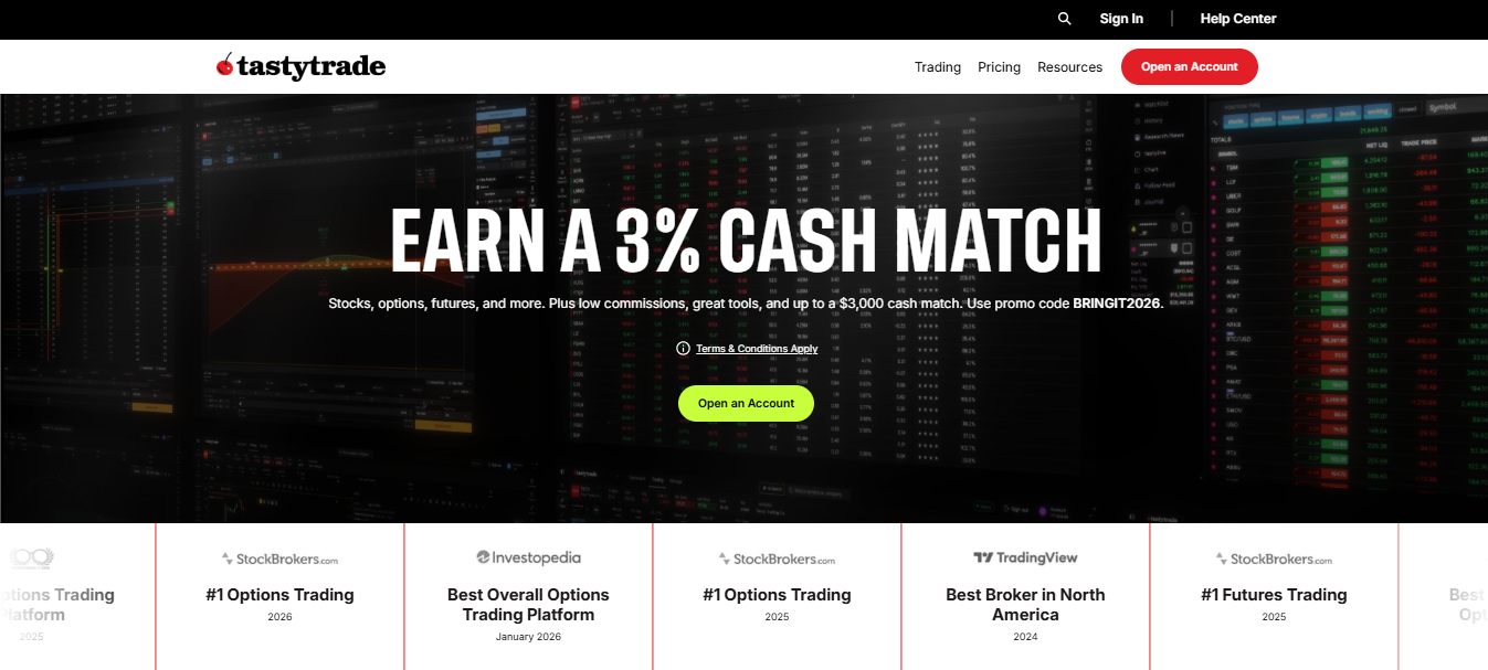 2. tastytrade Paper Trading
