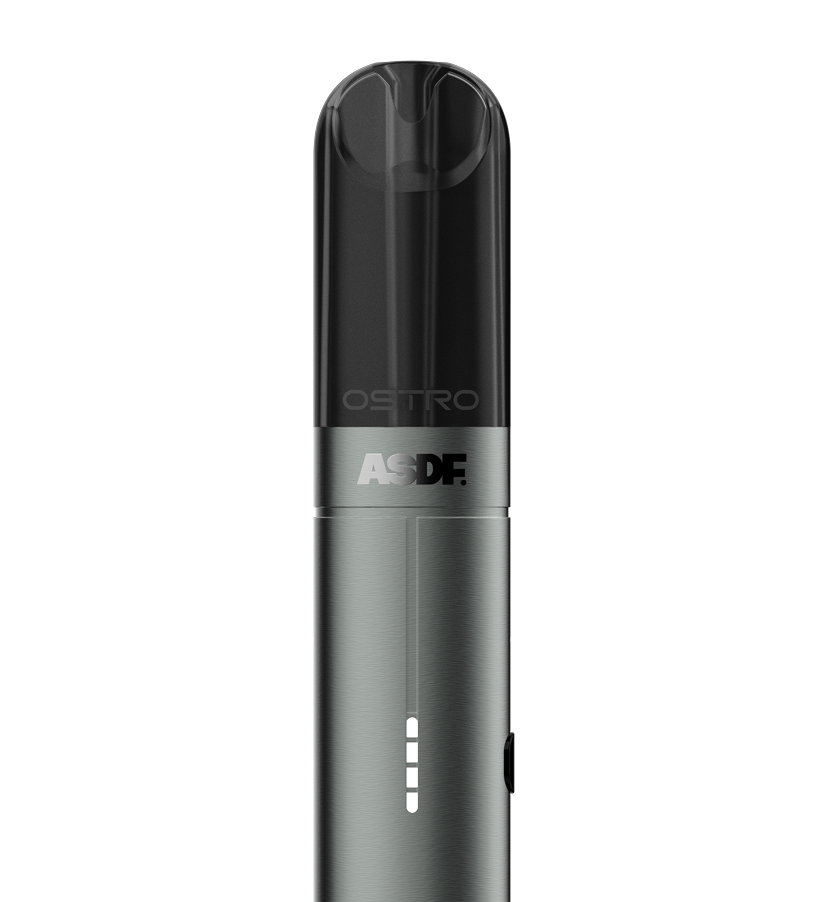 Cerro closed pod system in a sleek metallic finish.