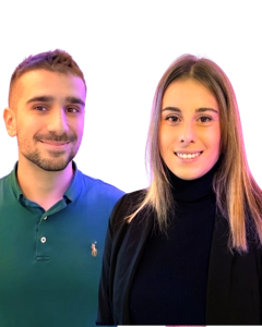 Portraits de Romane Degeorges et David Khazaei