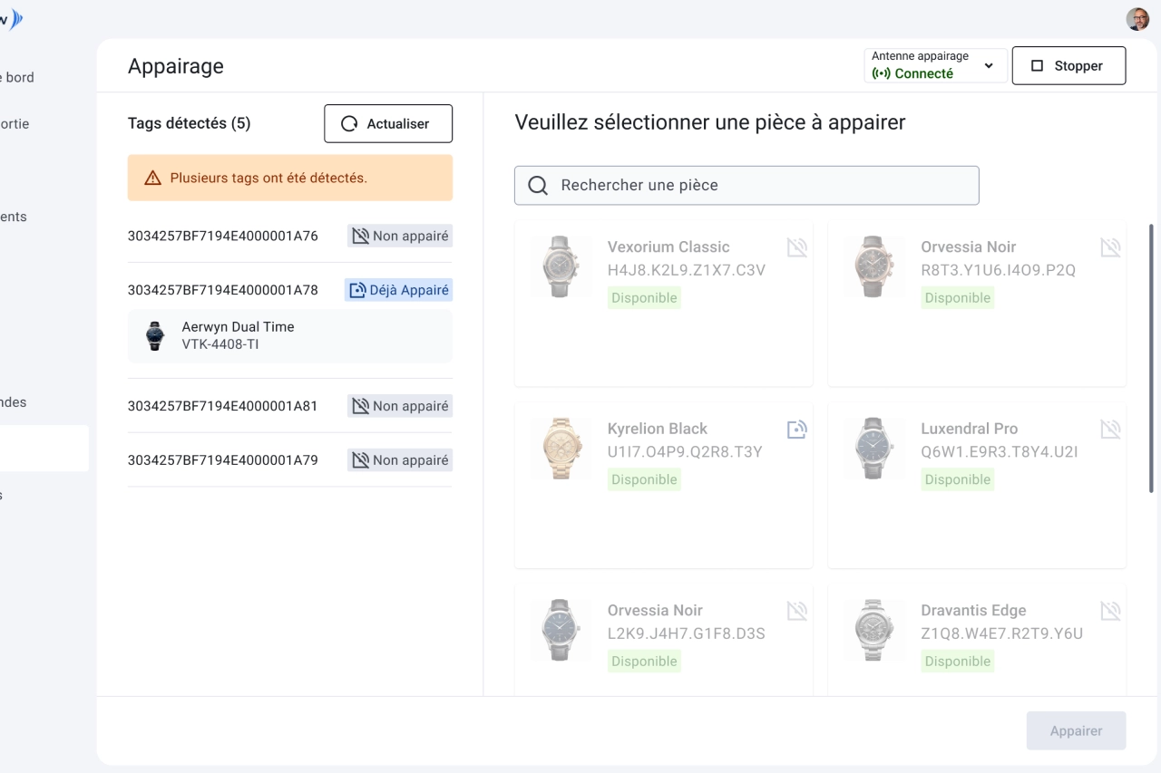 Screenshot of the Solid pairing feature