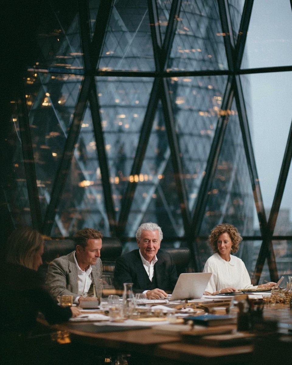 A busy professional kitchen with chefs working quickly at stainless steel stations during service