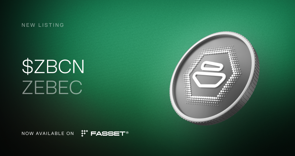 Fasset Lists $ZBCN: Introducing Zebec Network