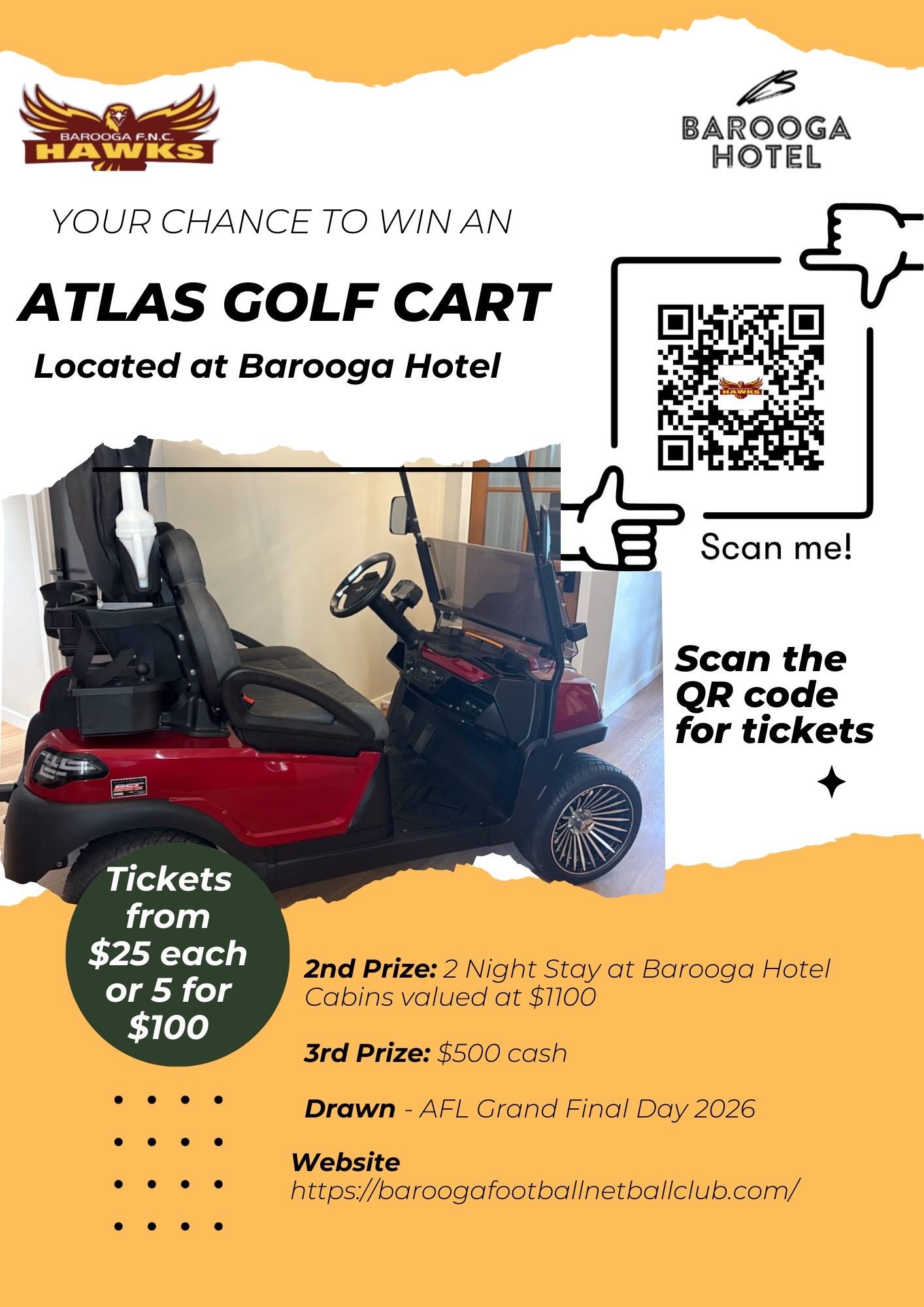 Link to Golf Cart Raffle Tickets