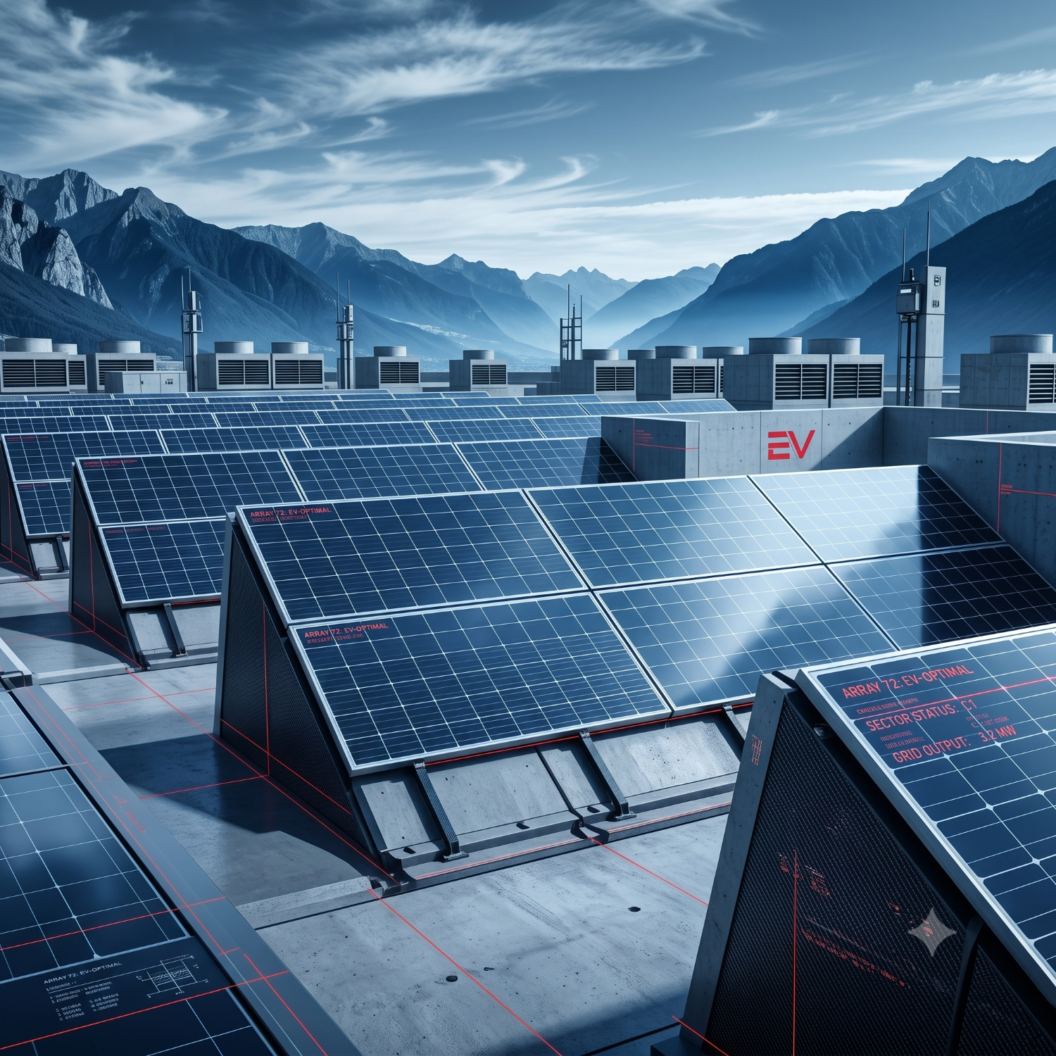 PV Power Plant Illustration