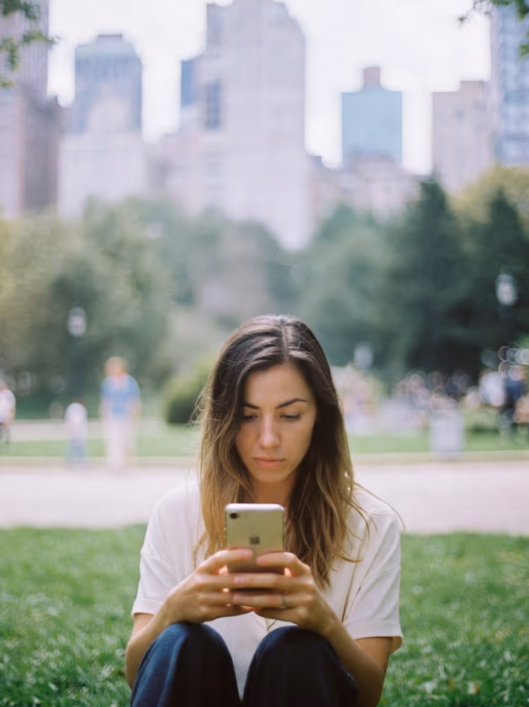 image of business professional reviewing analytics (for a hr tech)