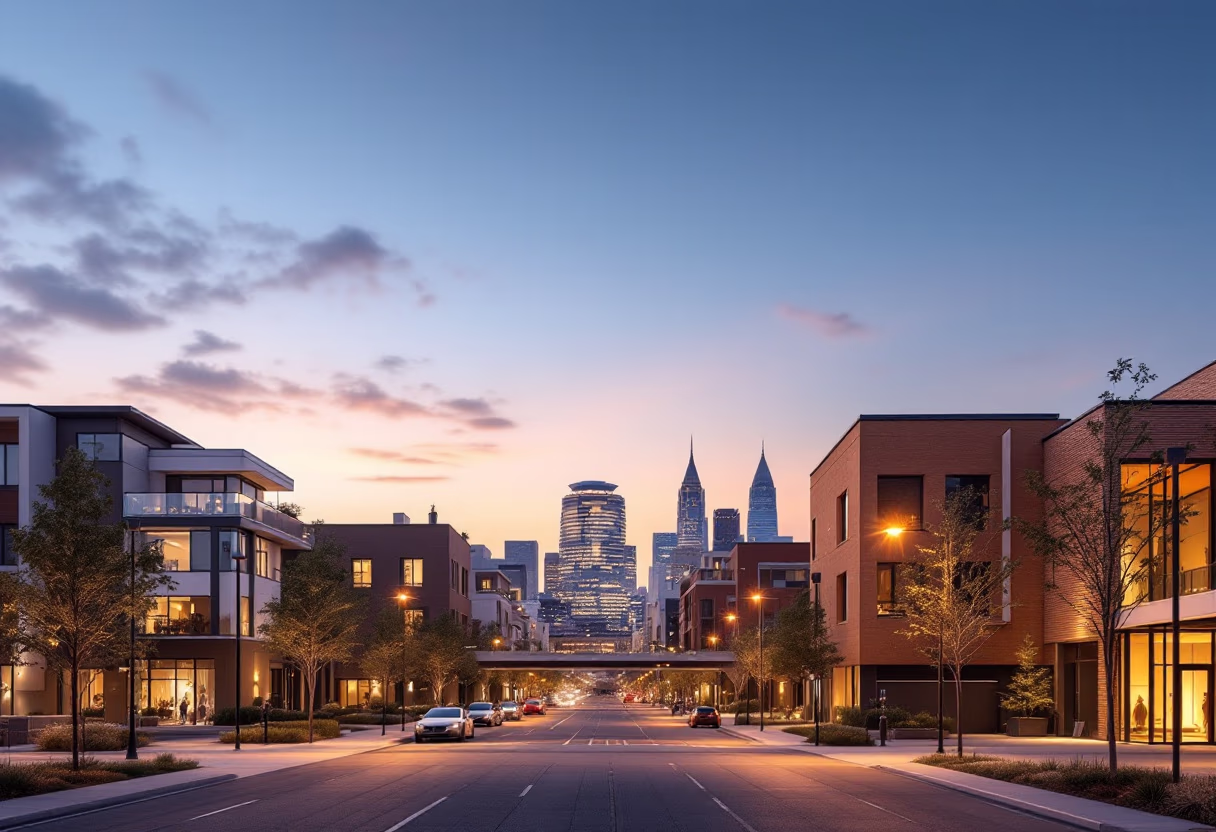 image of a cityscape (for a web design agency)