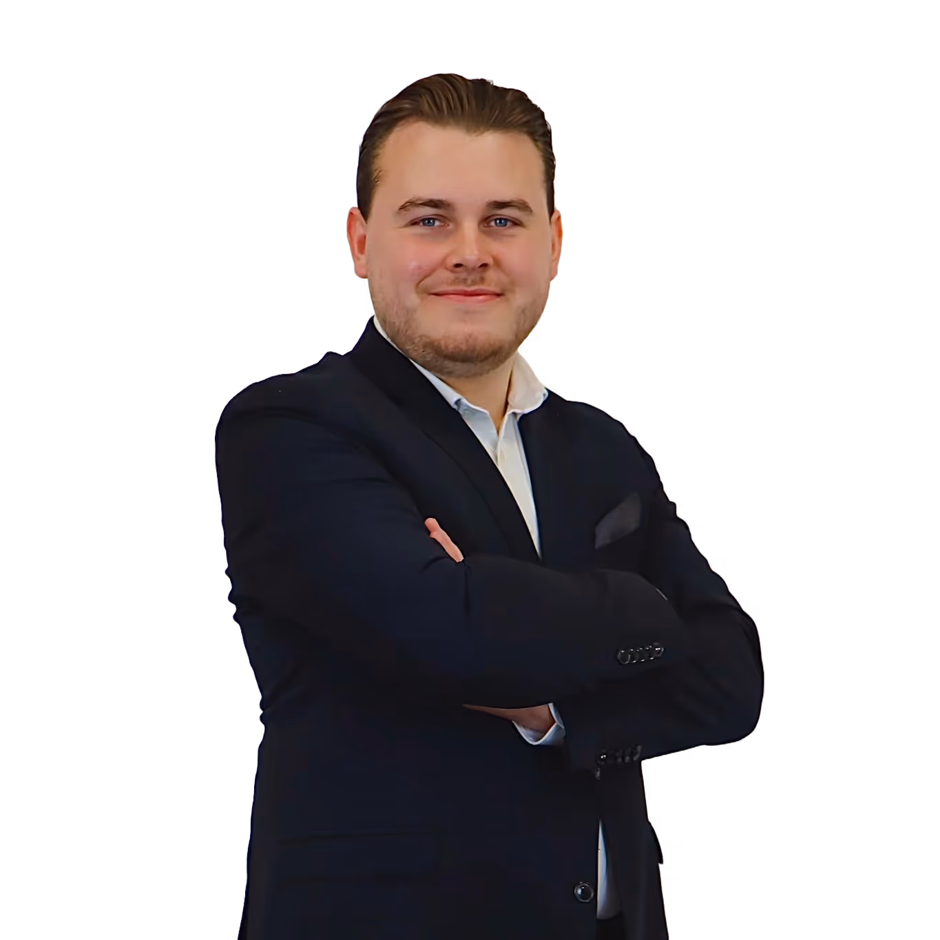 Geschäftsführer der MHG Finanzkanzlei in moderner Business-Umgebung