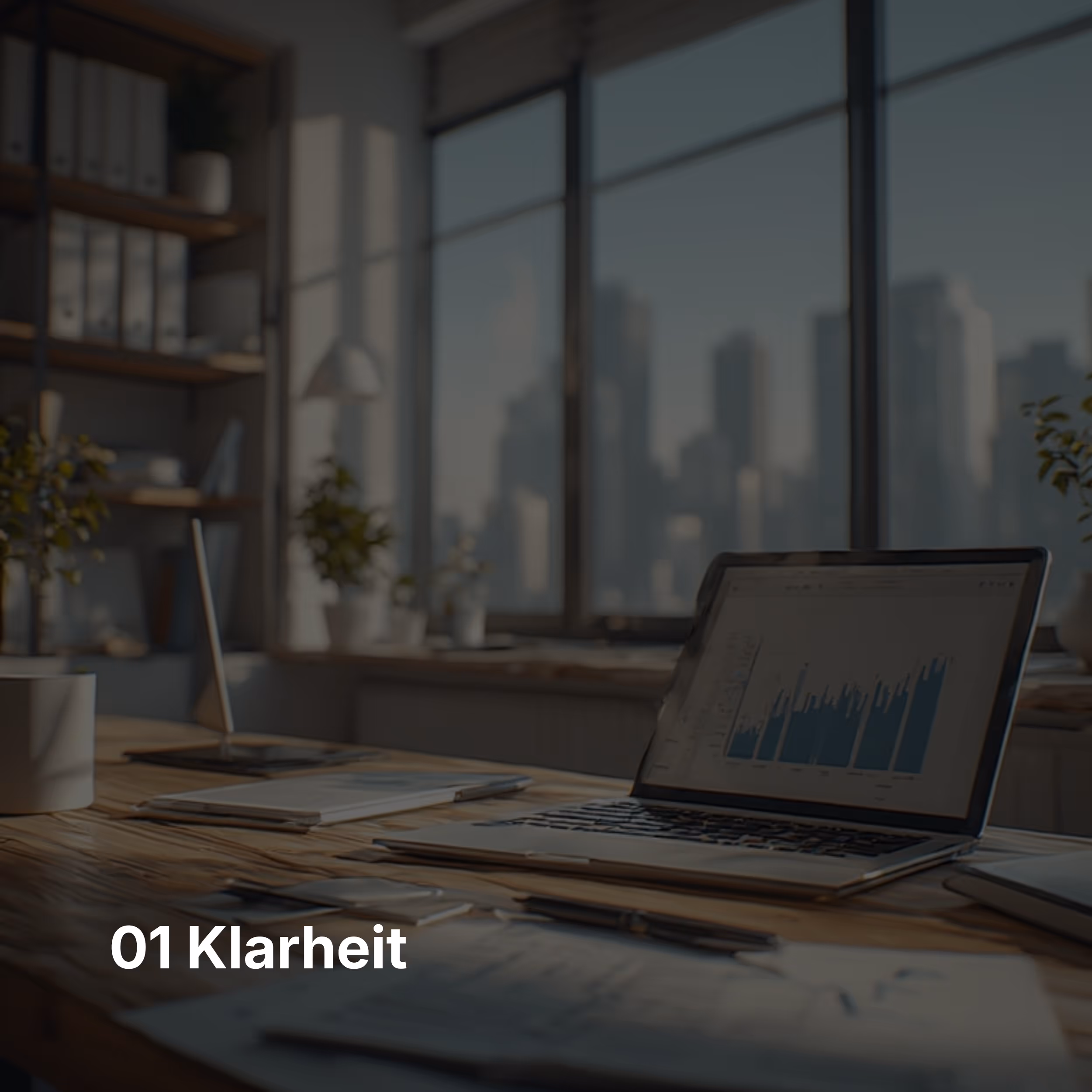 Foto inklusive Abstraktes Logo und Klarheit Schritfzug