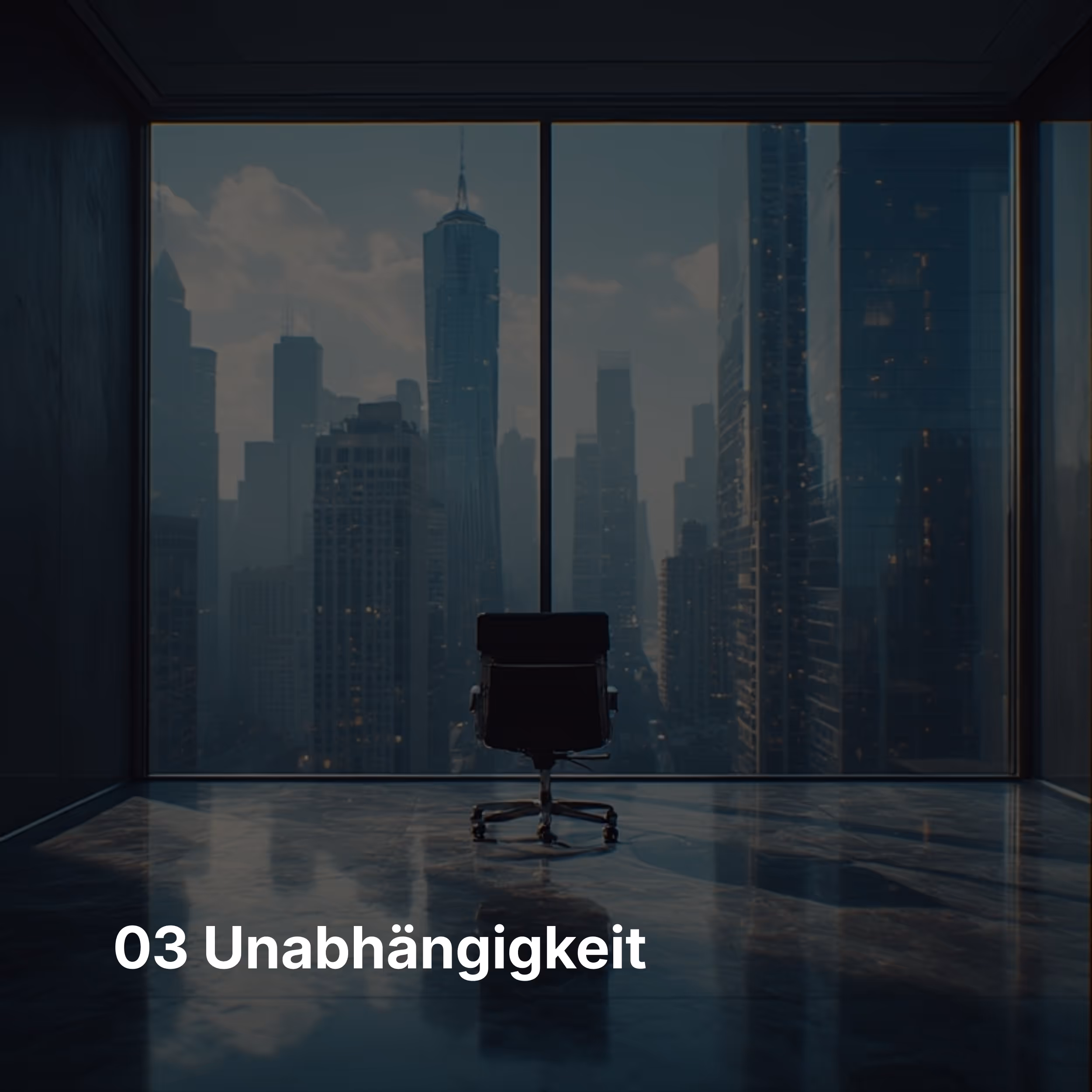 Foto inklusive Unabhängigkeit Logo und Klarheit Schritfzug