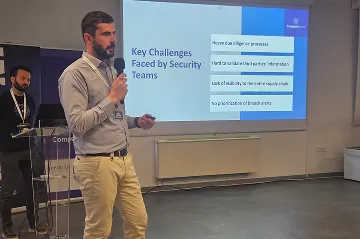 Speaker presenting security risks