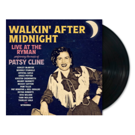 Albumcover von Ashnikko mit einem fantasievollen Cartoon-Gesicht mit blauen Haaren vor einem rosafarbenen Himmel und blauem Vinylschallplatten-Design.