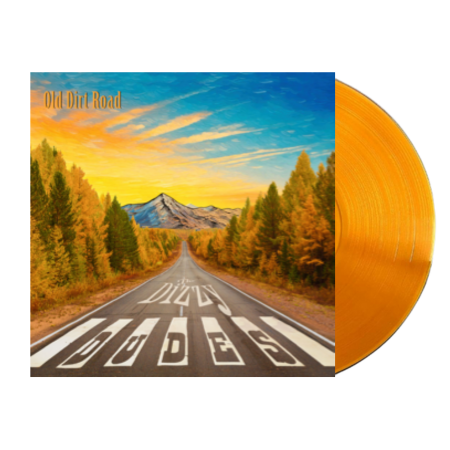 Albumcover von Ashnikko mit einem fantasievollen Cartoon-Gesicht mit blauen Haaren vor einem rosafarbenen Himmel und blauem Vinylschallplatten-Design.