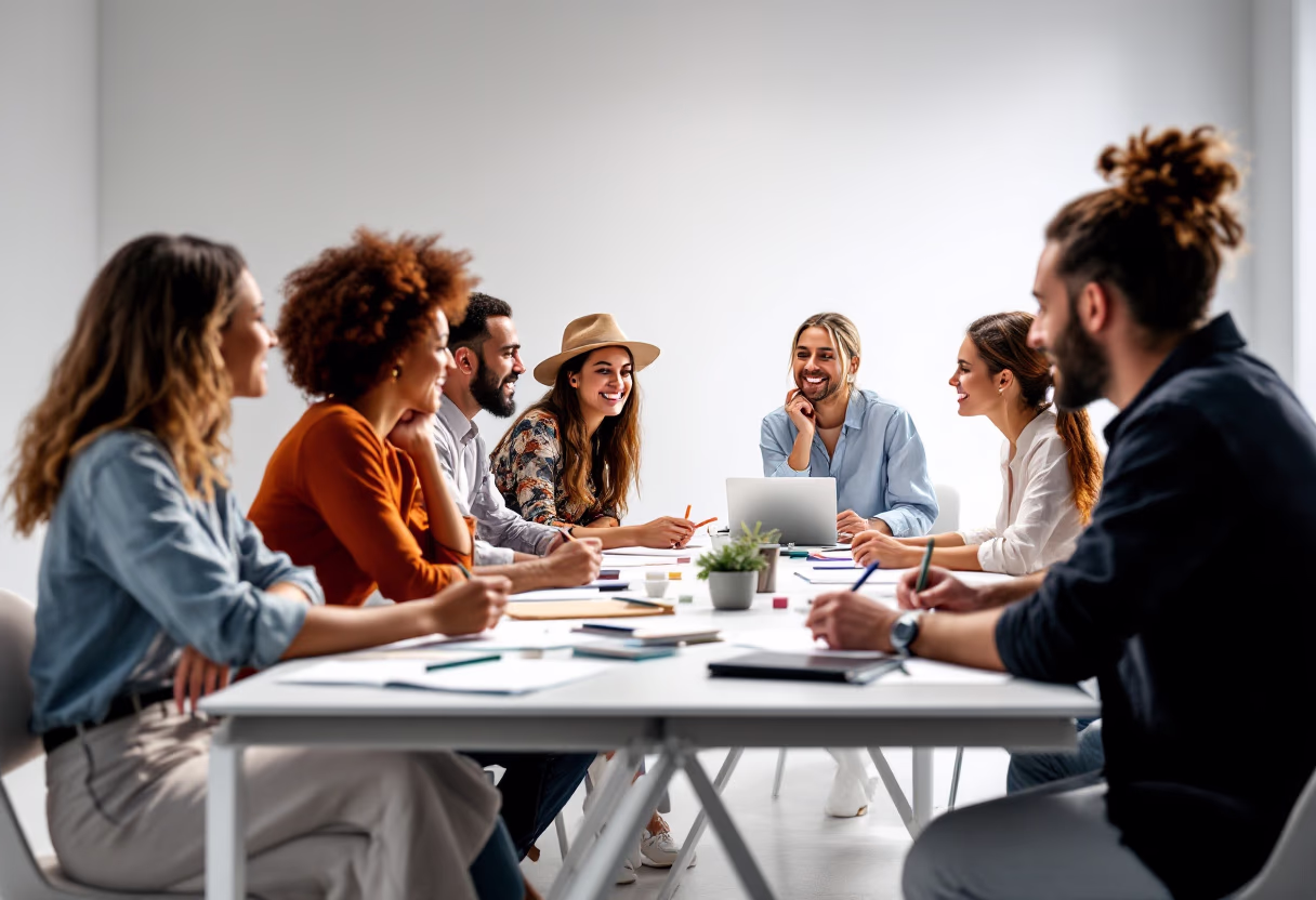 image of brainstorming session