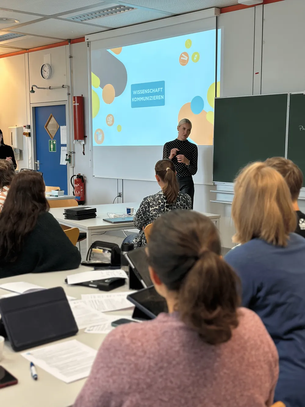Vortrag zum Thema wissenschaft kommuniziert