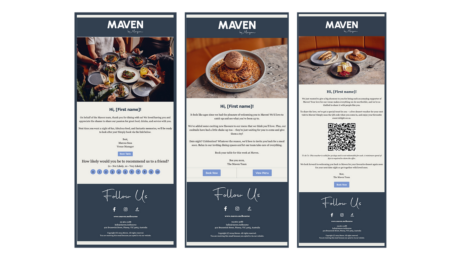 Maven by Morgan Retention and Reward Email Automations
