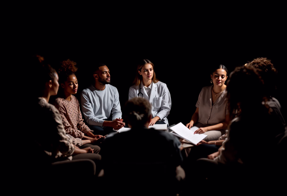 image of a wellness workshop in a pharmacy setting